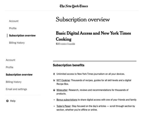 nytimes cooking account login